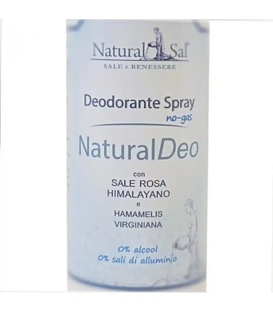 Deodorante corpo “NaturalDeo”, con Sale Rosa Himalayano e Hamamelis Virginiana