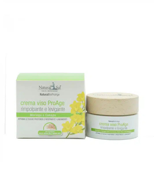 Crema Viso ProAge, Moringa, Canapa e Sale Rosa Himalayano
