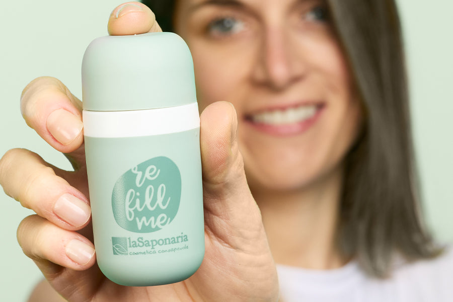 Applicatore roll-on riutilizzabile