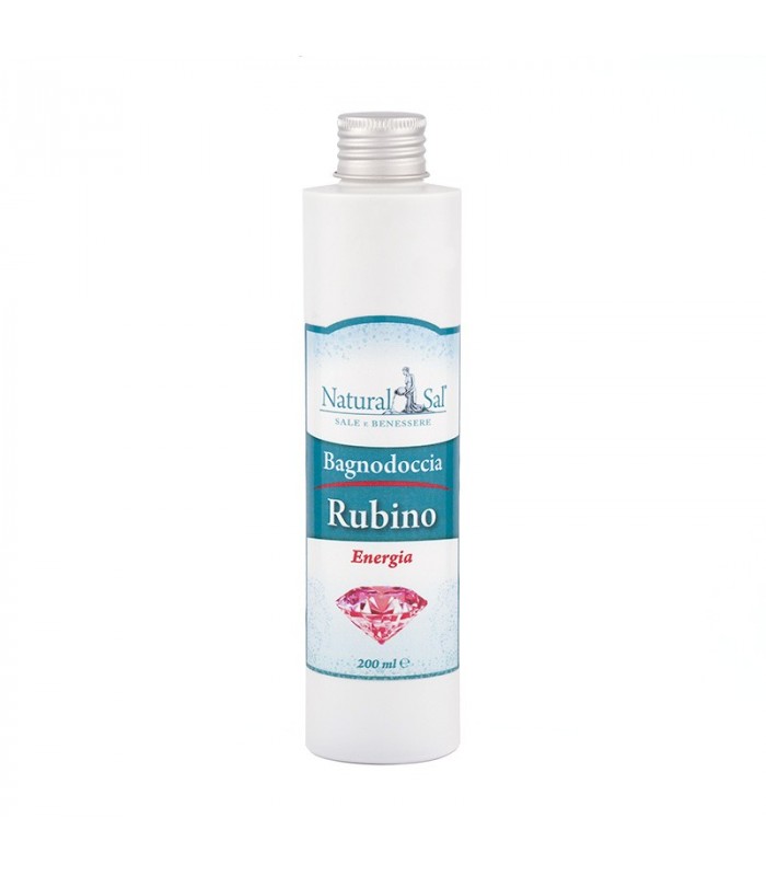 Bagnodoccia Rubino “Energia”, con Sale Rosa dell’Himalaya, fragranza Pompelmo, Arancia Amara e Limone
