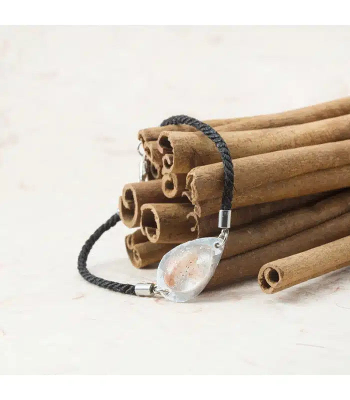 Bracciale goccia alluminio cordino – Preziosi di Sale