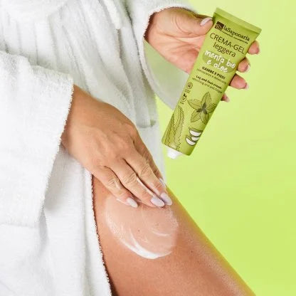Crema-Gel Leggera menta bio e aloe