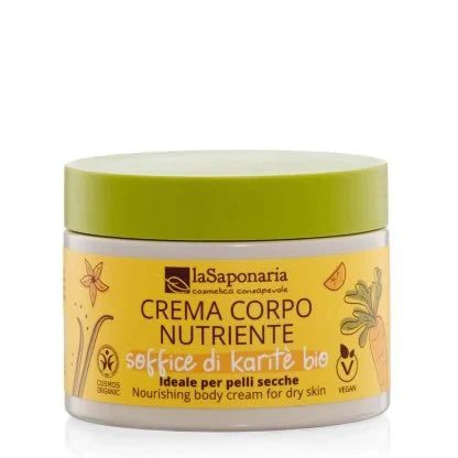 Crema corpo nutriente Carota e Vaniglia - Soffice di Karite