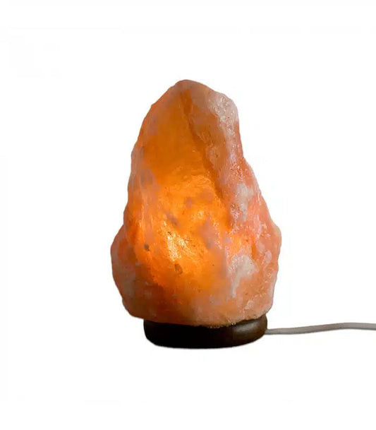 Lampada di Sale Rosa dell’Himalaya forma Grezza