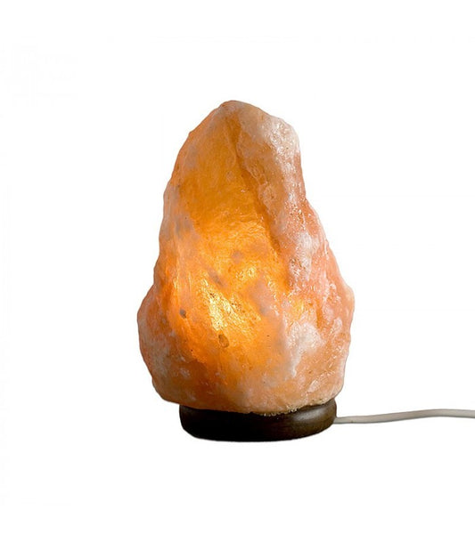 Lampada di Sale Rosa dell’Himalaya forma Grezza