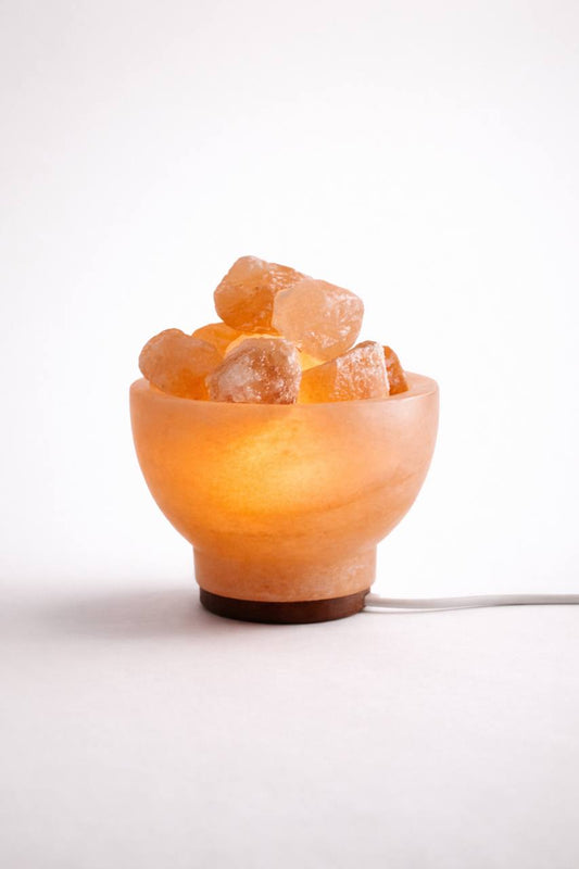 Lampada di Sale Rosa dell’Himalaya Braciere Liscio