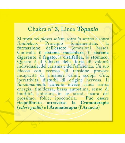 Olio Corpo Topazio “Felicità”, fragranza Arancio e Vaniglia