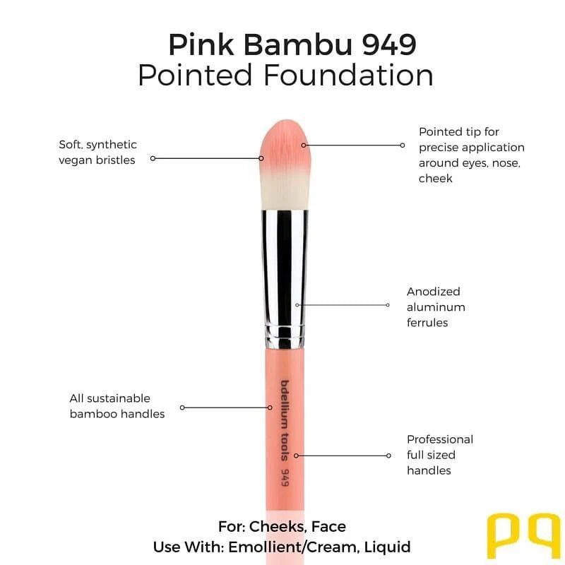 Pink Bambu 949 Pointed Foundation