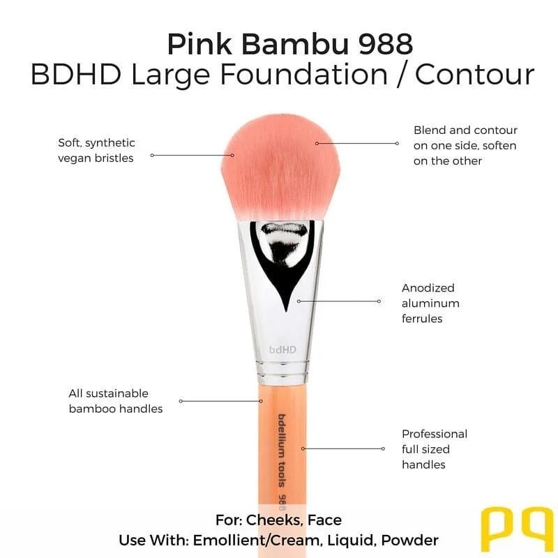 Pink Bambu 988 BDHD Phase I Large Foundation/Powder
