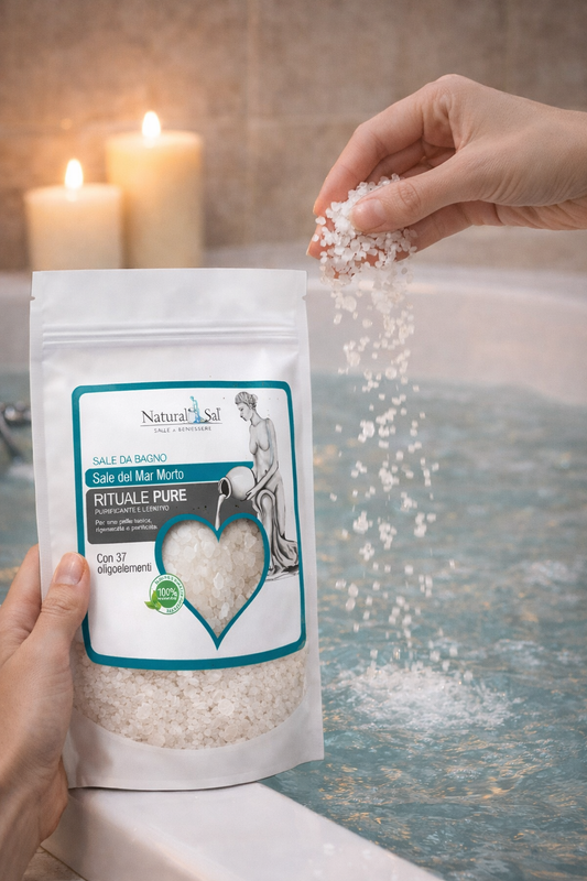 Sale del Mar Morto da bagno