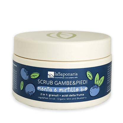Scrub Gambe & Piedi – Menta & Mirtillo bio