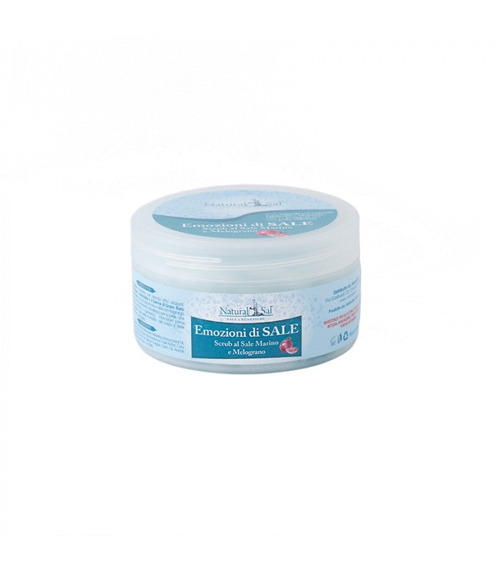 Scrub Corpo e Mani con Sale Marino, fragranza Melograno “Emozioni di Sale”