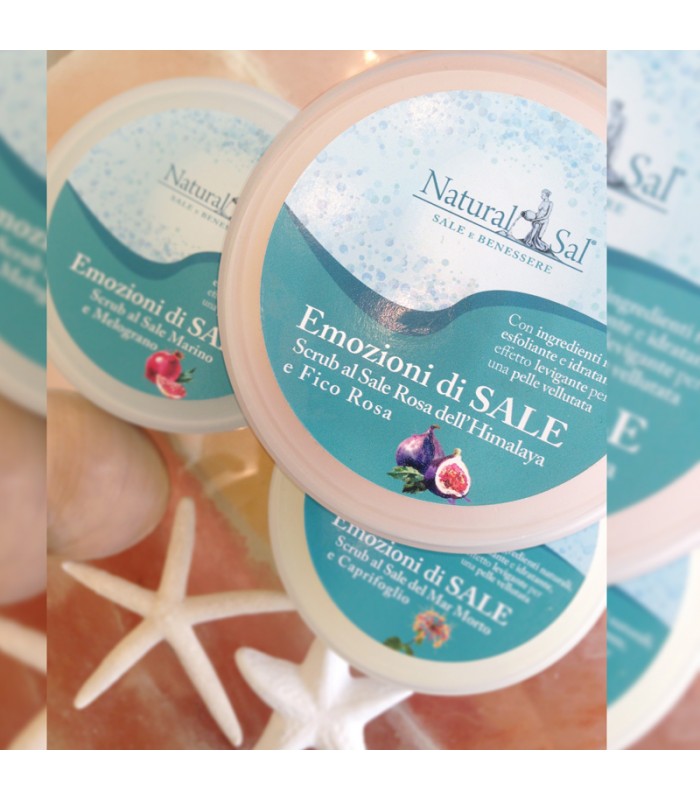 Scrub Corpo e Mani con Sale Marino, fragranza Melograno “Emozioni di Sale”