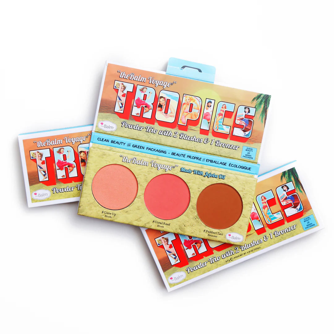 Tropics® Powder Trio – Model Roz x theBalm