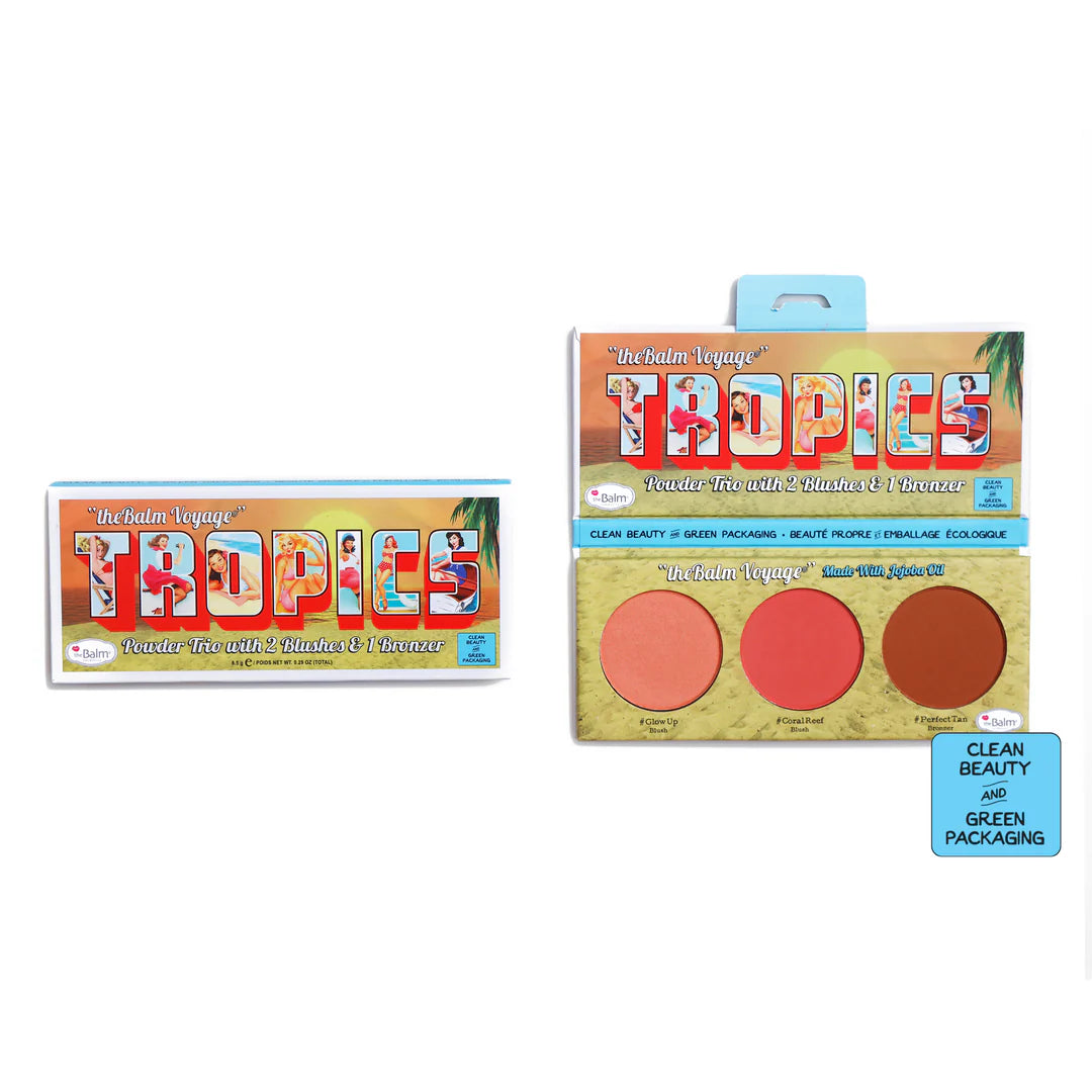 Tropics® Powder Trio – Model Roz x theBalm