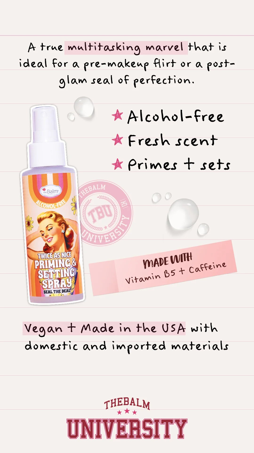 Twice as Nice Spray Primer e Fissante