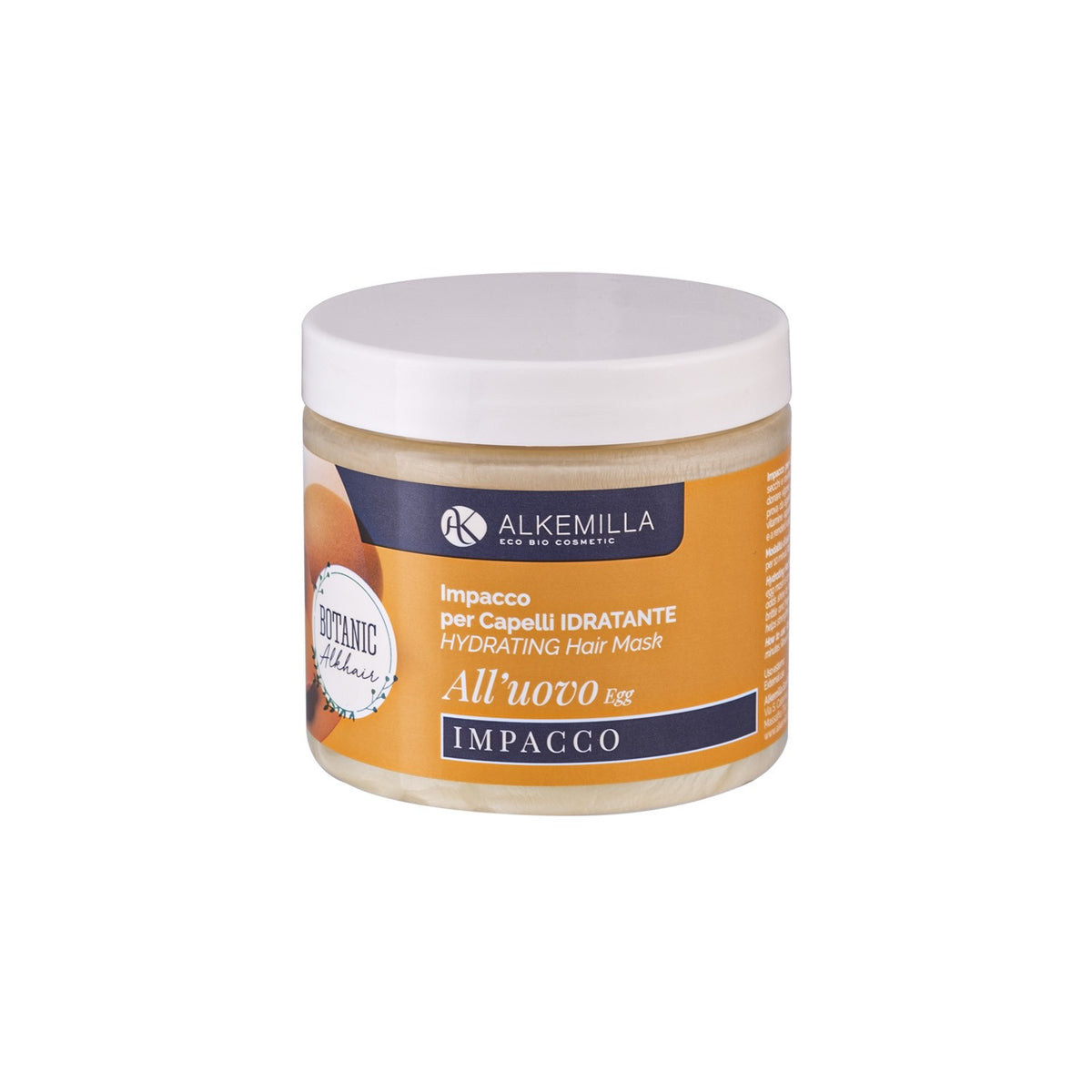 Impacco per Capelli Idratante all'Uovo