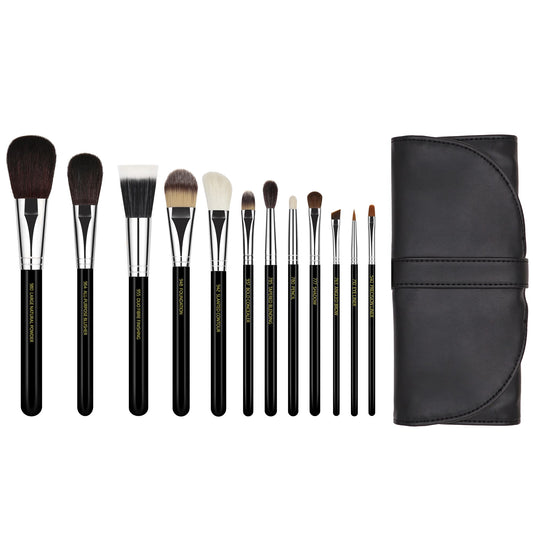Set Pennelli Completo Maestro 12 Pezzi con Custodia Arrotolabile