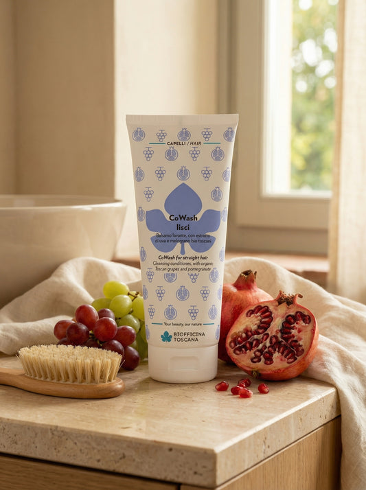 CoWash Lisci - Balsamo Lavante Disciplinante Uva e Melograno Bio by Biofficina Toscana — hero product photo