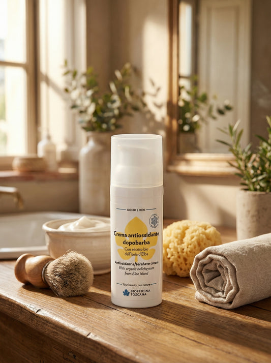 Crema Antiossidante Dopobarba Idratante Lenitiva Bio by Biofficina Toscana — hero product photo