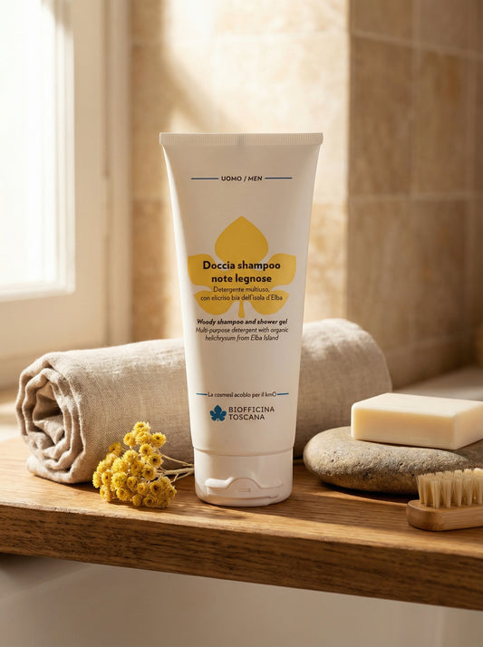 Doccia shampoo note legnose - Detergente Multiuso Elicriso Bio by Biofficina Toscana — hero product photo