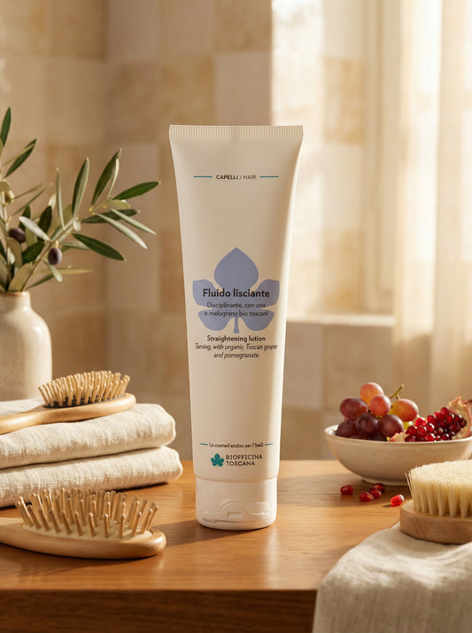 Fluido Lisciante con Uva e Melograno Bio Toscani - Anticrespo by Biofficina Toscana — hero product photo