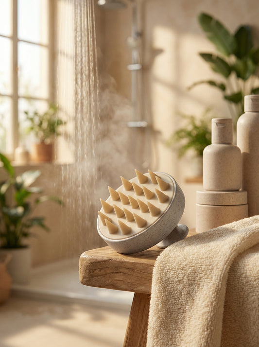 Shampoo Brush Massaggiatore Cuoio Capelluto - Pulizia Profonda by Biofficina Toscana — hero product photo