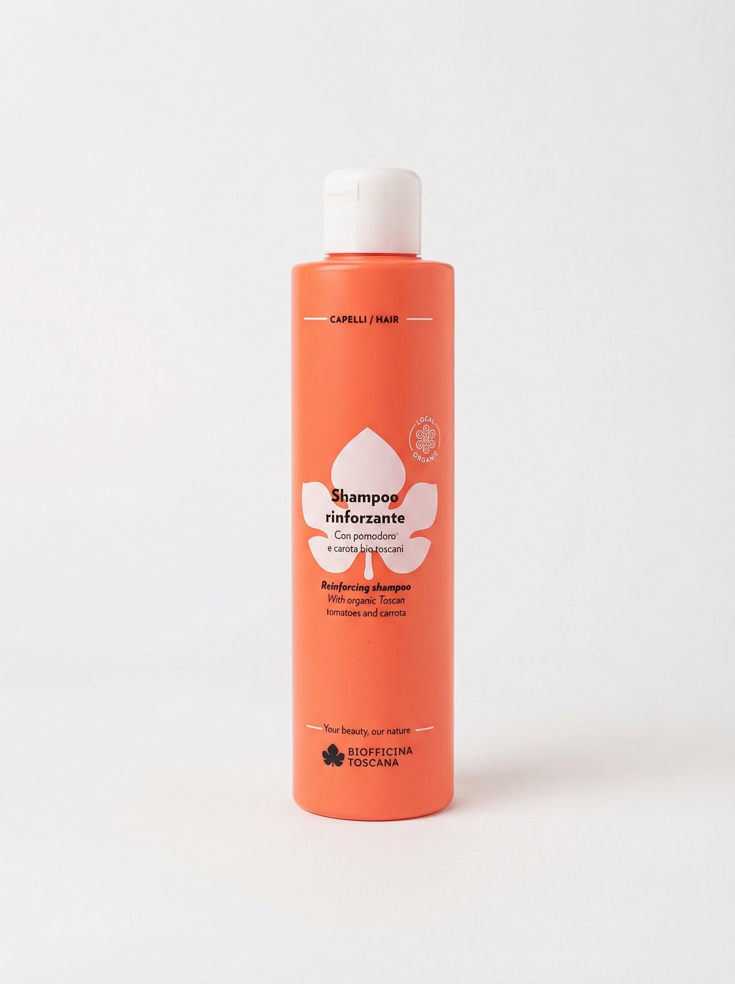 Shampoo Rinforzante con Liquepom® e Carota Bio by Biofficina Toscana — product photo on white background