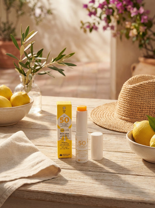 Stick Solare Protettivo SPF50 Viso Zone Sensibili by Biofficina Toscana — hero product photo