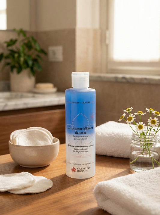 Struccante Bifasico Delicato Viso e Occhi Pelli Sensibili by Biofficina Toscana — hero product photo