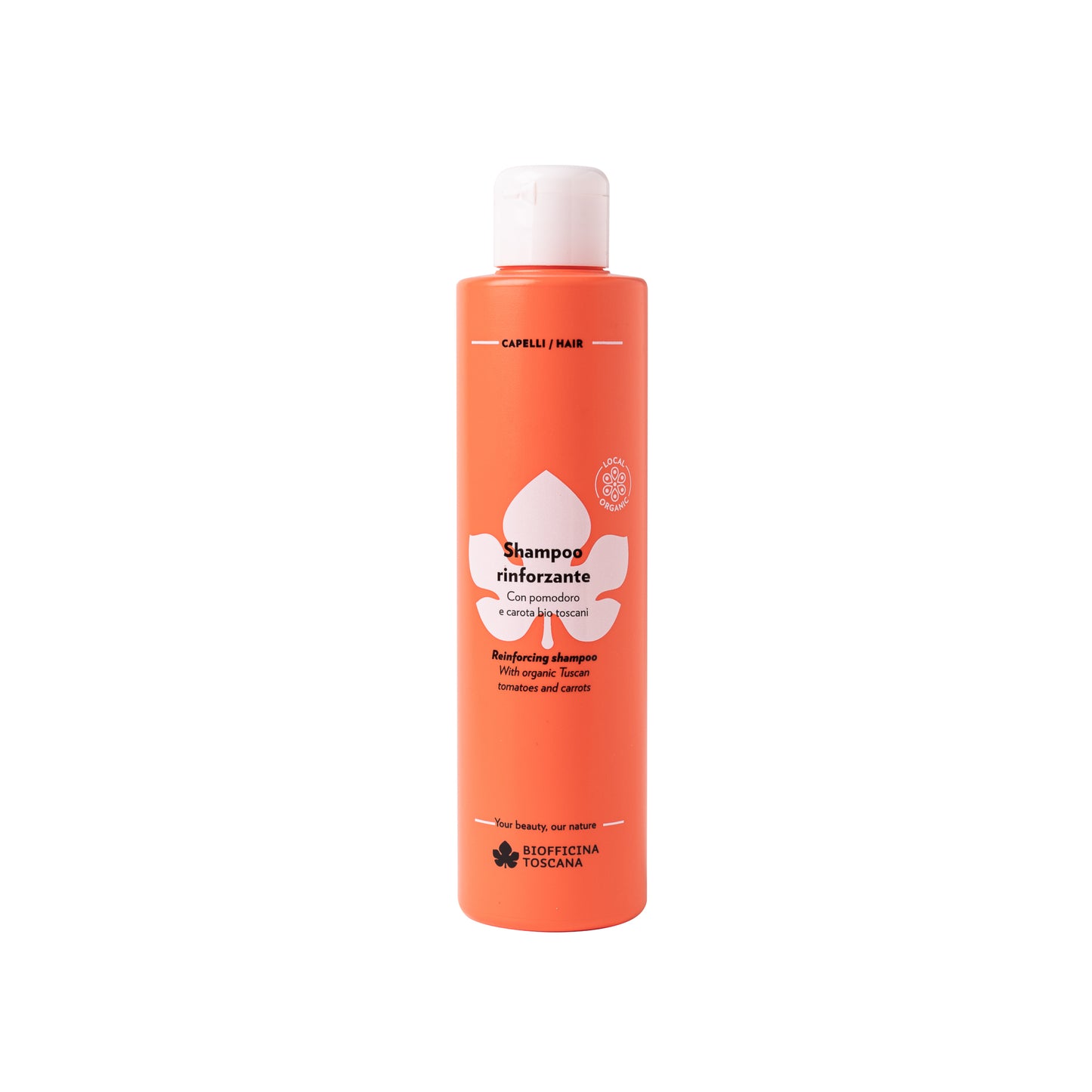 Shampoo Rinforzante con Liquepom® e Carota Bio