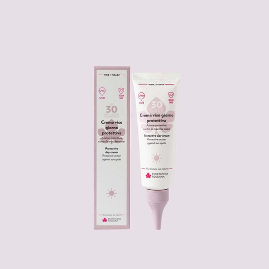 Crema viso giorno protettiva SPF30 - Azione antimacchia Bio