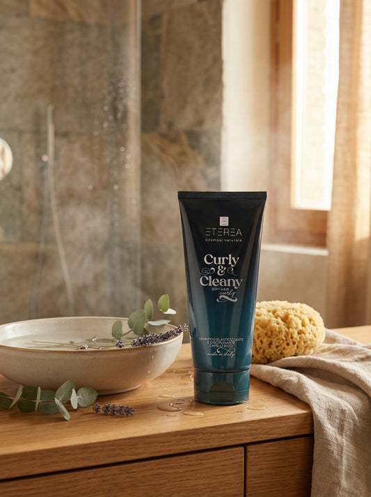 Curly & Cleany - Shampoo Elasticizzante e Disciplinante per Capelli Ricci e Mossi by Eterea — hero product photo