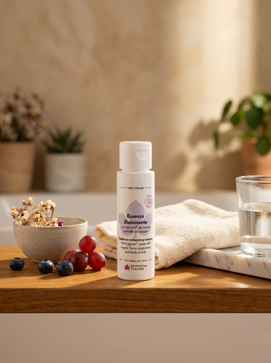 Essenza illuminante con Lipovim da vinacce e mirtillo by Biofficina Toscana — hero product photo