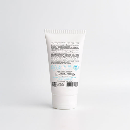 Crema Mani Vaniglia per Pelle Secca e Screpolata Acido Ialuronico