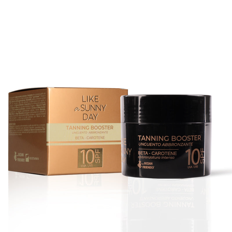 Unguento abbrozzante Like a Sunny Day Tanning Booster SPF10