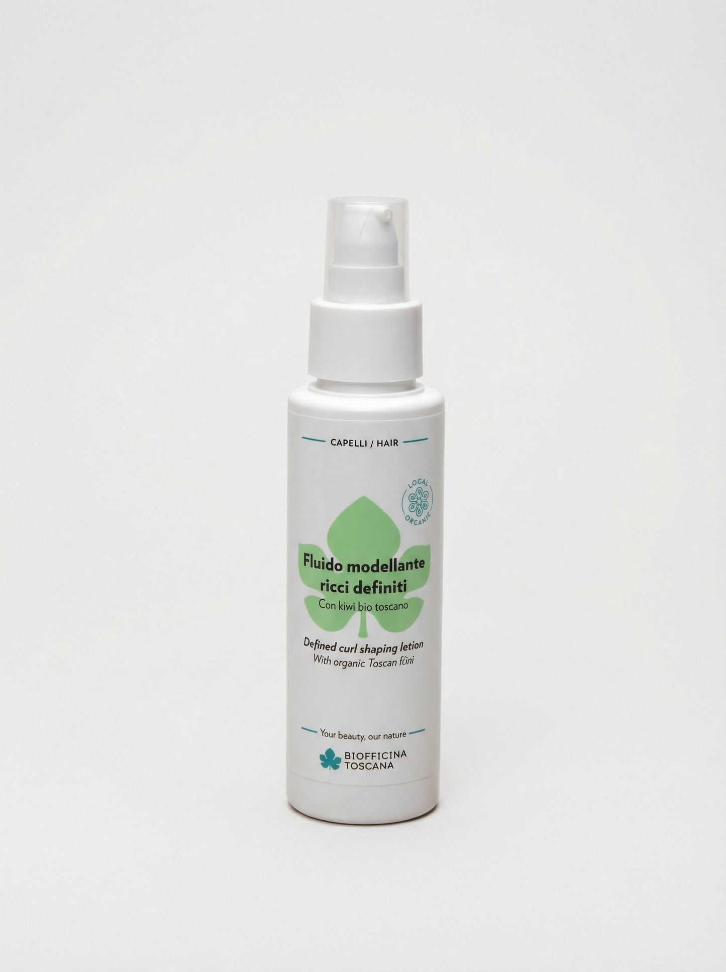 Fluido modellante ricci definiti by Biofficina Toscana — product photo on white background