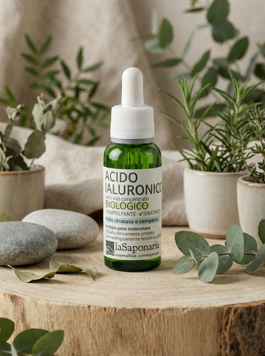 Acido Ialuronico - Multiplo Peso Molecolare Siero Viso Rimpolpante by La Saponaria — hero product photo