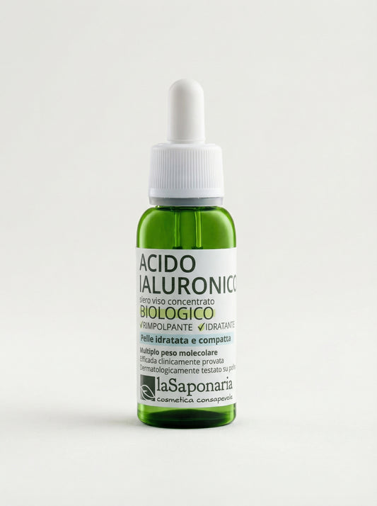 Acido Ialuronico - Multiplo Peso Molecolare Siero Viso Rimpolpante by La Saponaria — product photo on white background