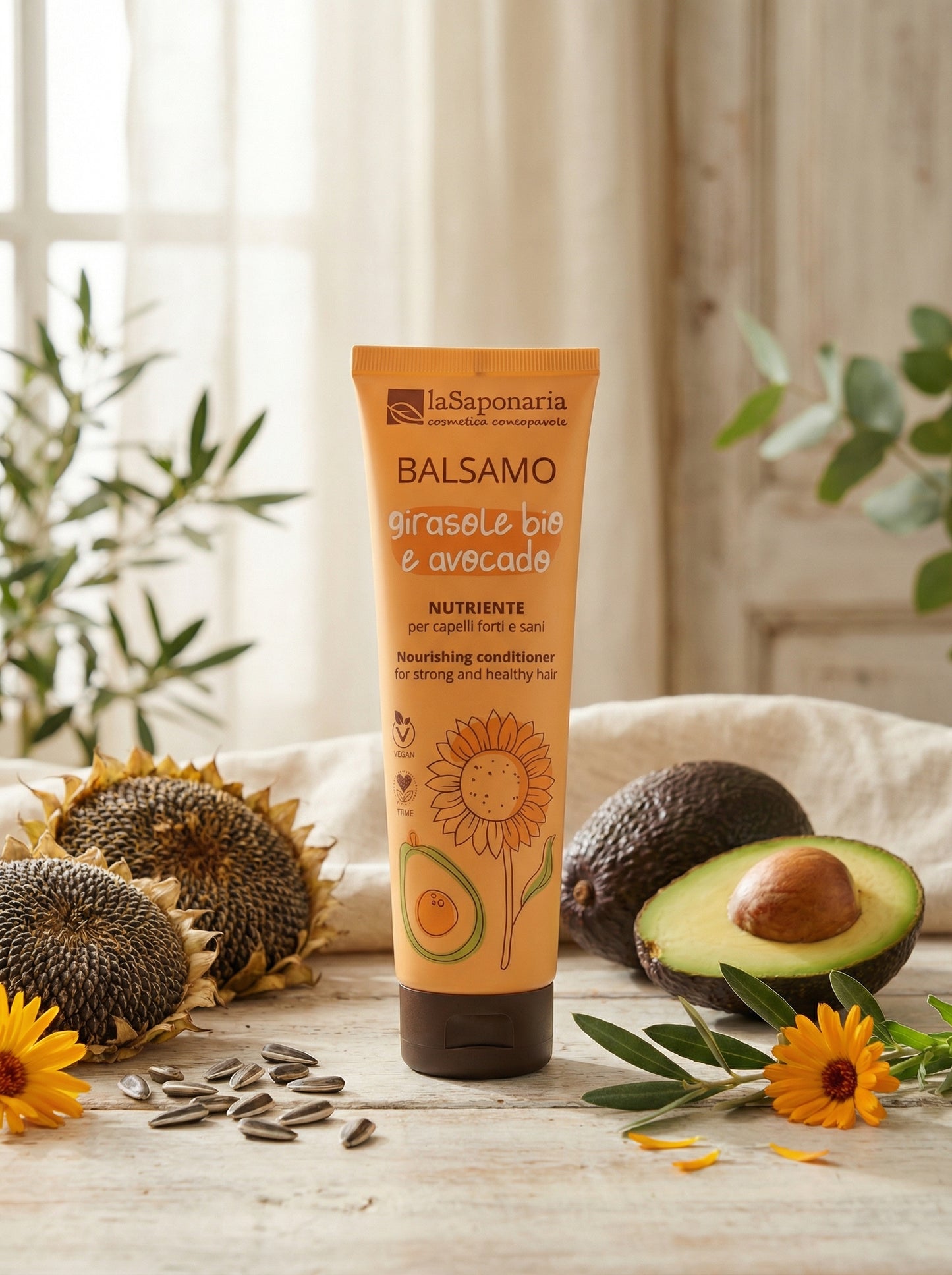 Balsamo Capelli Nutriente Girasole Bio - Nutrizione Profonda by La Saponaria — hero product photo