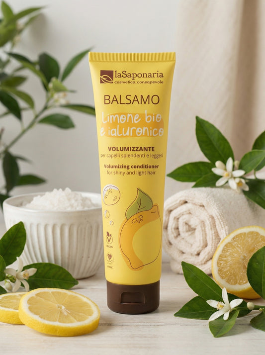 Balsamo capelli volumizzante Limone Bio - Idratante e Purificante by La Saponaria — hero product photo