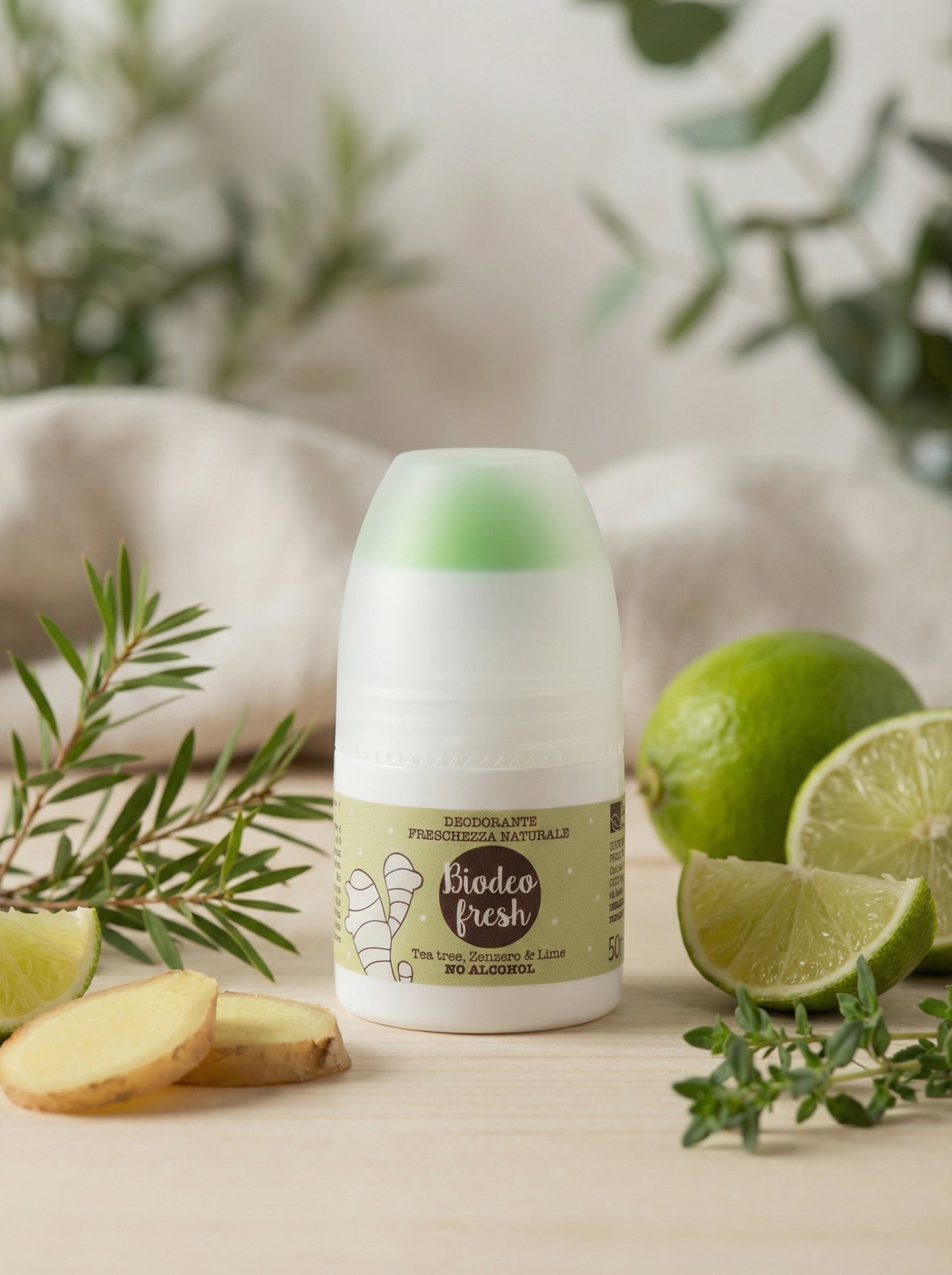 Biodeo Fresh - Deodorante Naturale Tea tree, Zenzero e Lime by La Saponaria — hero product photo