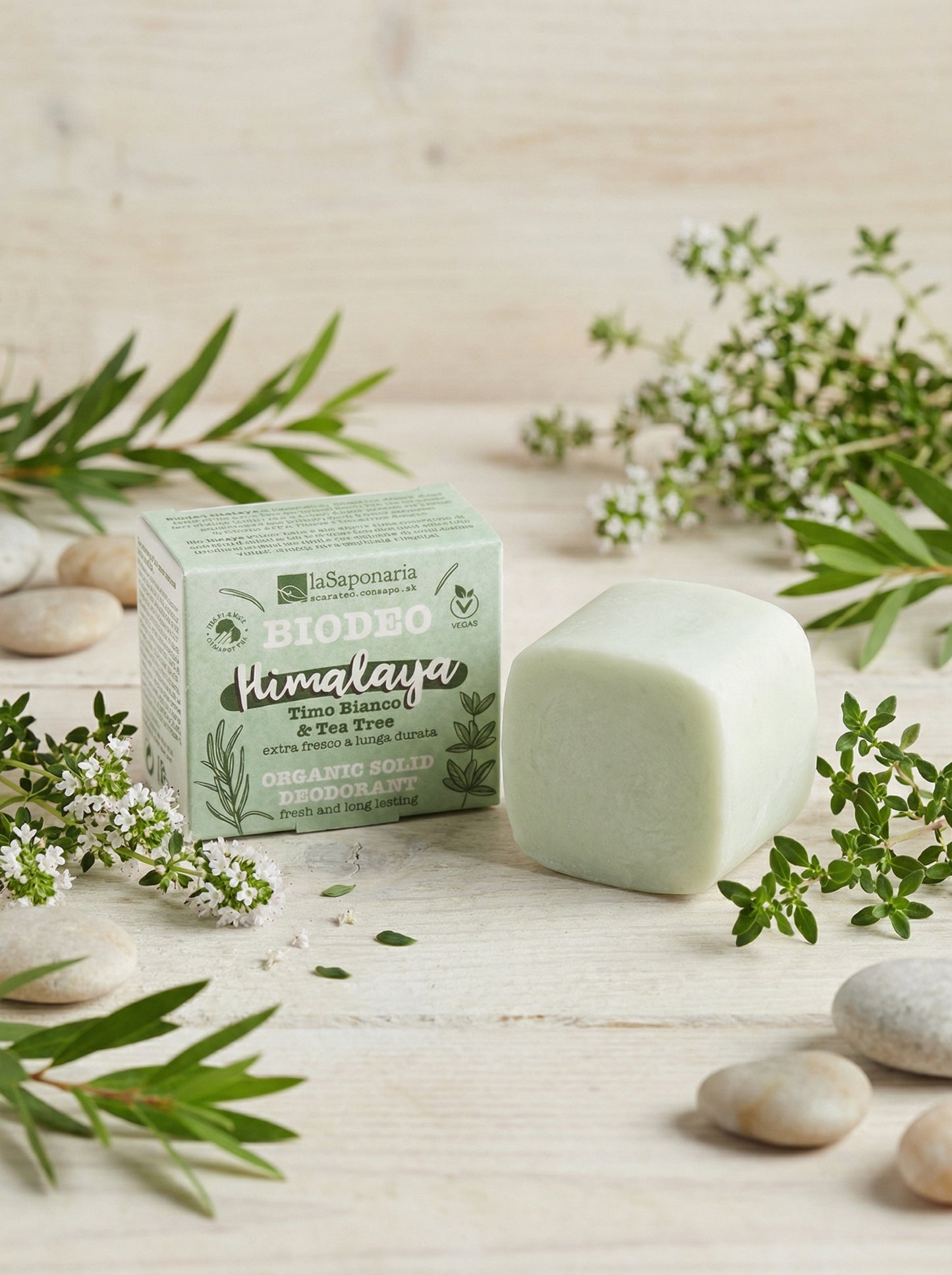 Biodeo Himalaya - Deodorante Solido Extra Fresco a Lunga Durata by La Saponaria — hero product photo