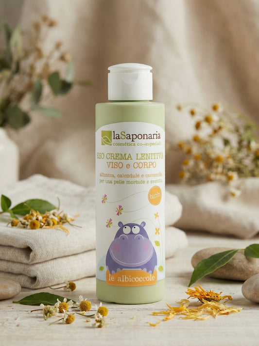 Crema biologica lenitiva viso e corpo per Pelli Sensibili e Bebè by La Saponaria — hero product photo