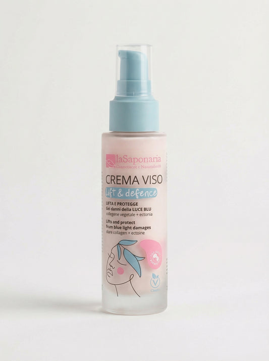Crema viso antiage Lift & Defence - Effetto Lifting e Protezione Luce Blu by La Saponaria — product photo on white background