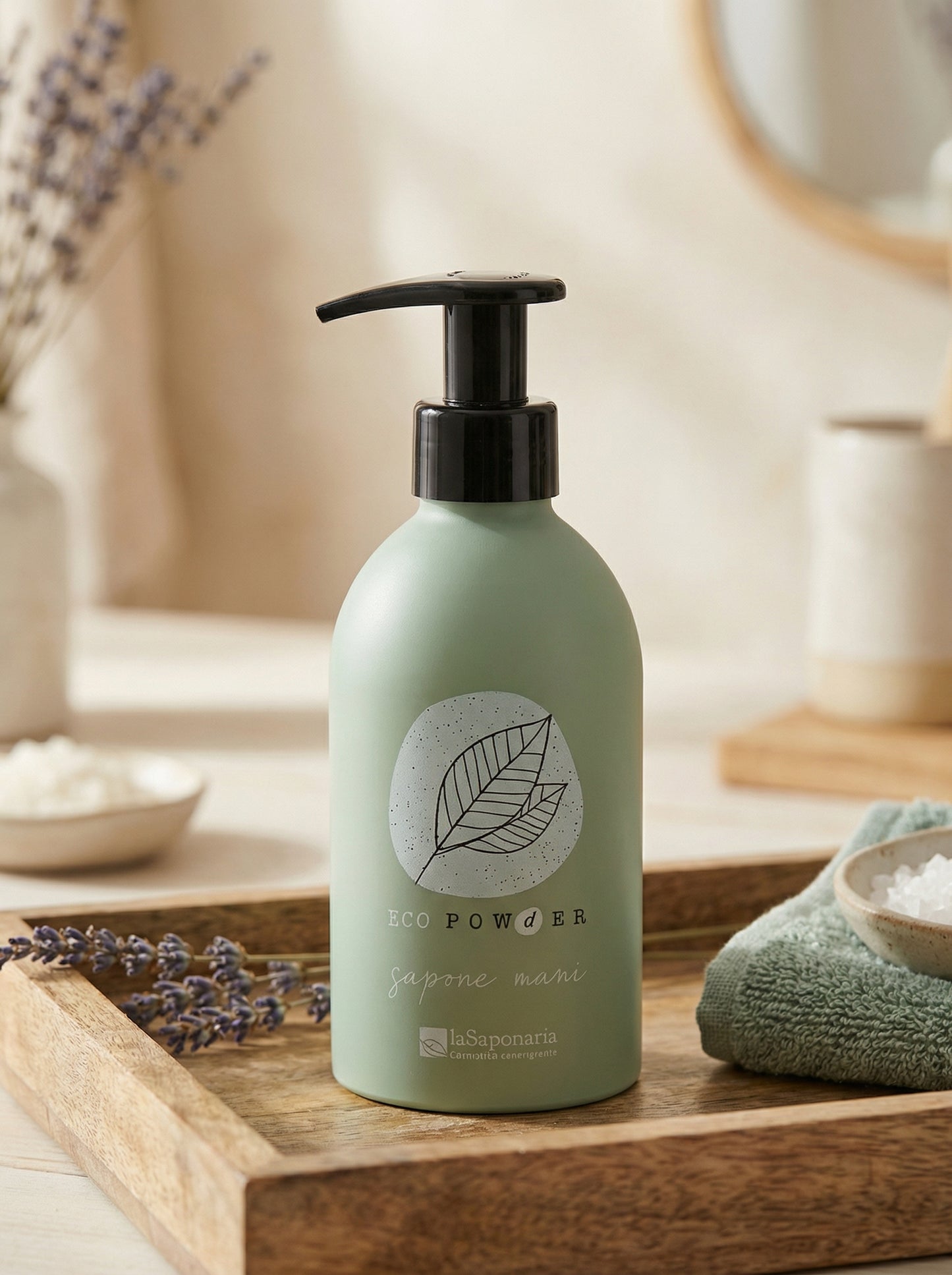 Dispenser refill Eco-Sapone mani in alluminio Zero Plastica by La Saponaria — hero product photo