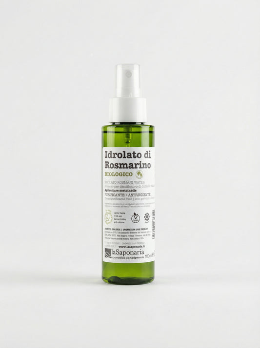 Idrolato di Rosmarino Bio Dermopurificante Viso e Capelli by La Saponaria — product photo on white background