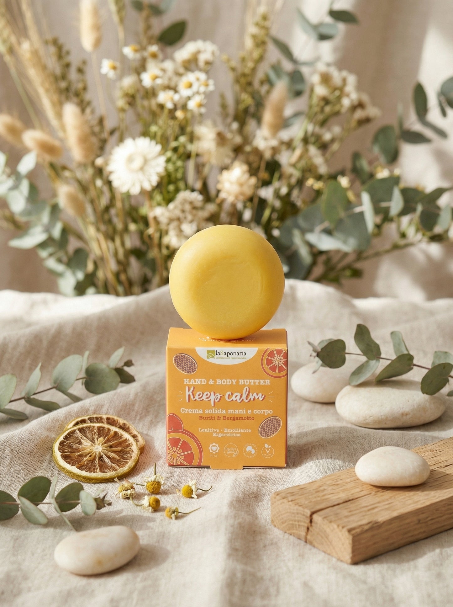 KEEP CALM Crema Solida Lenitiva ed Emolliente by La Saponaria — hero product photo