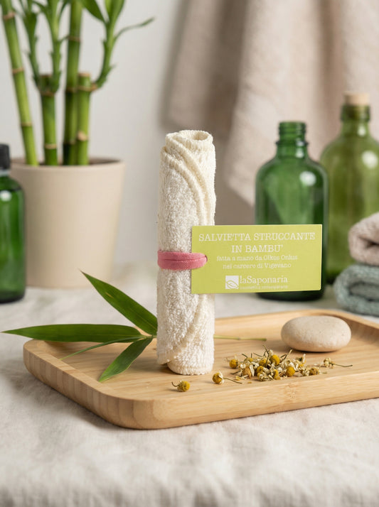 Salvietta struccante in bambù - Morbida e Riutilizzabile by La Saponaria — hero product photo