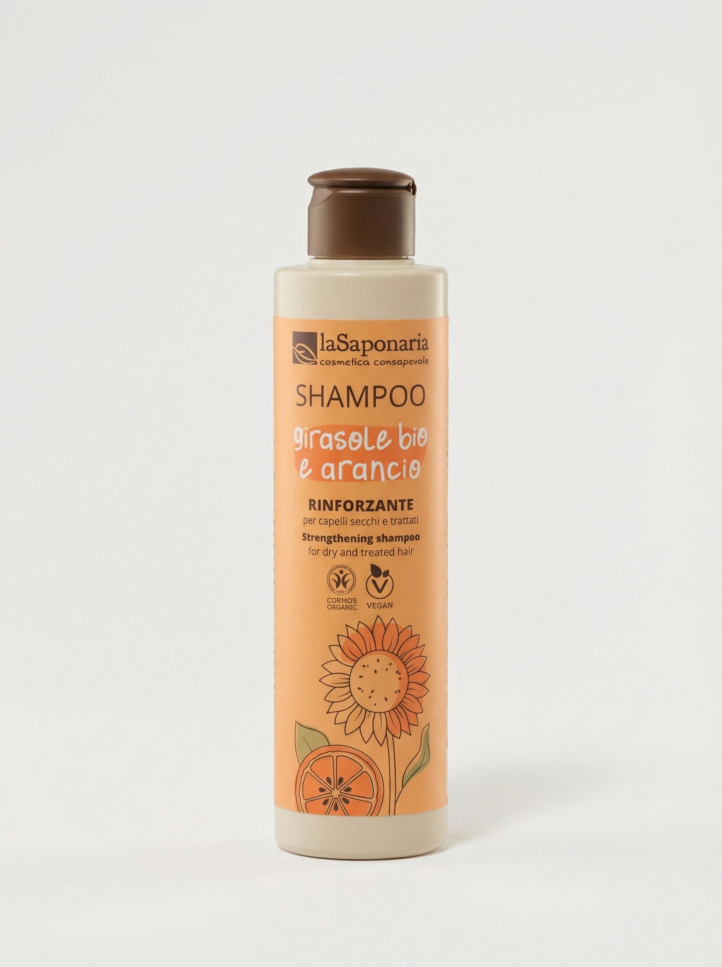 Shampoo Bio Rinforzante Girasole per Capelli Secchi e Trattati by La Saponaria — product photo on white background